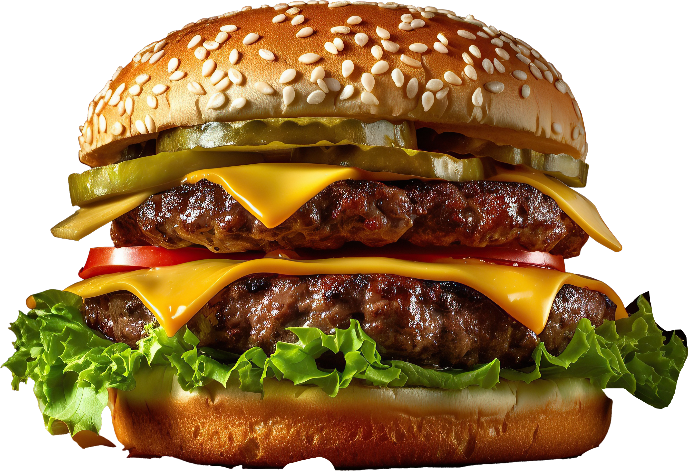 Order online 1 pound double patty Manhattan burger