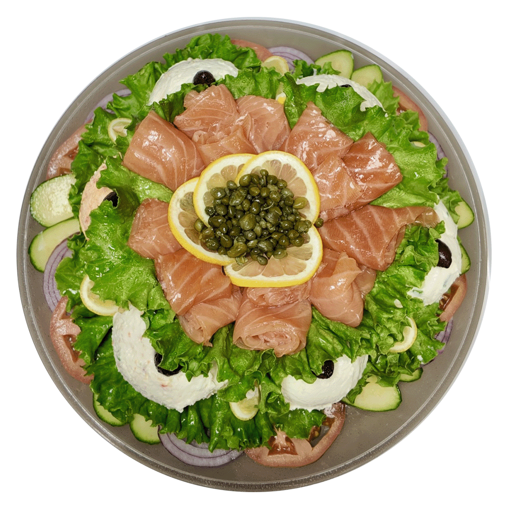 smoked salmon platter